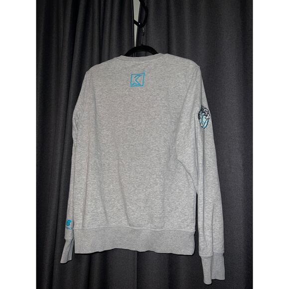 Ugly Christmas Sweater Xmas Sweatshirt Crewneck Size Medium New Balance - Picture 3 of 3